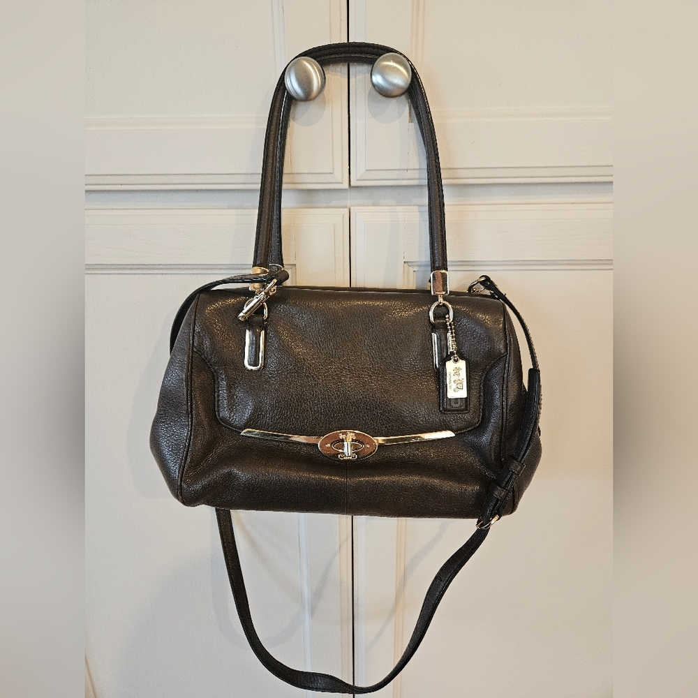 Coach Madison Madeline Leather Satchel